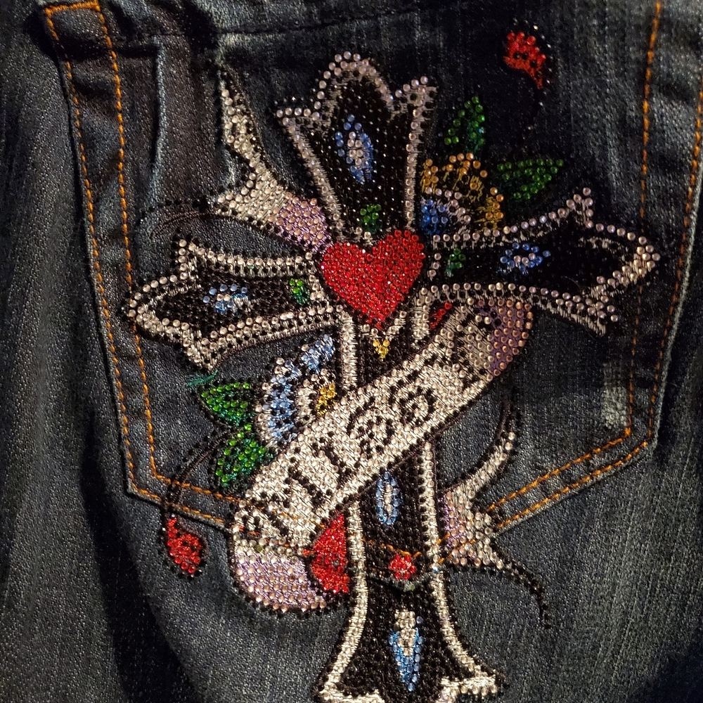 Original Ed Hardy embellished jeans